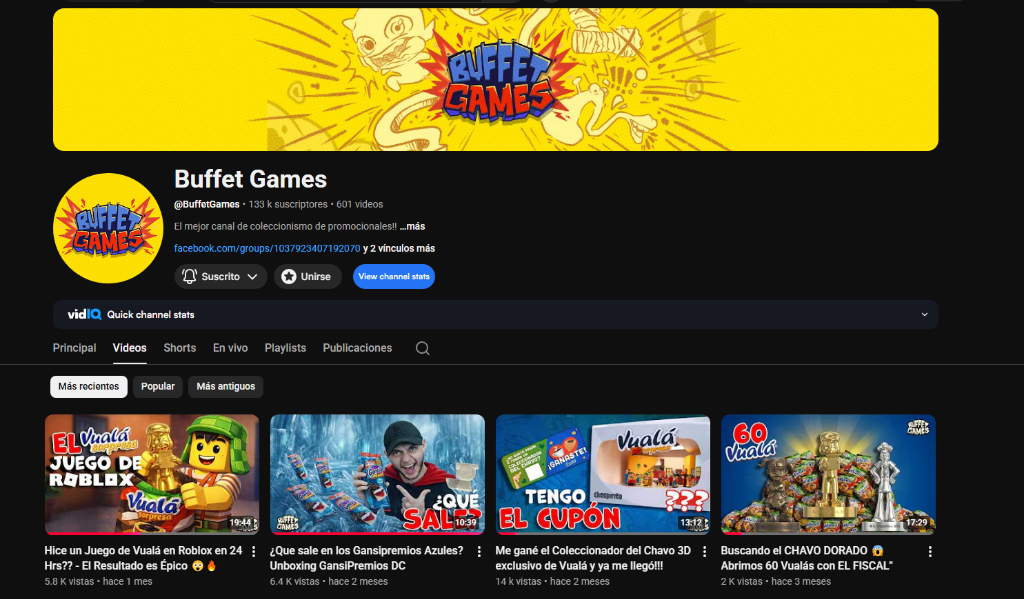 Buffet Games Canal